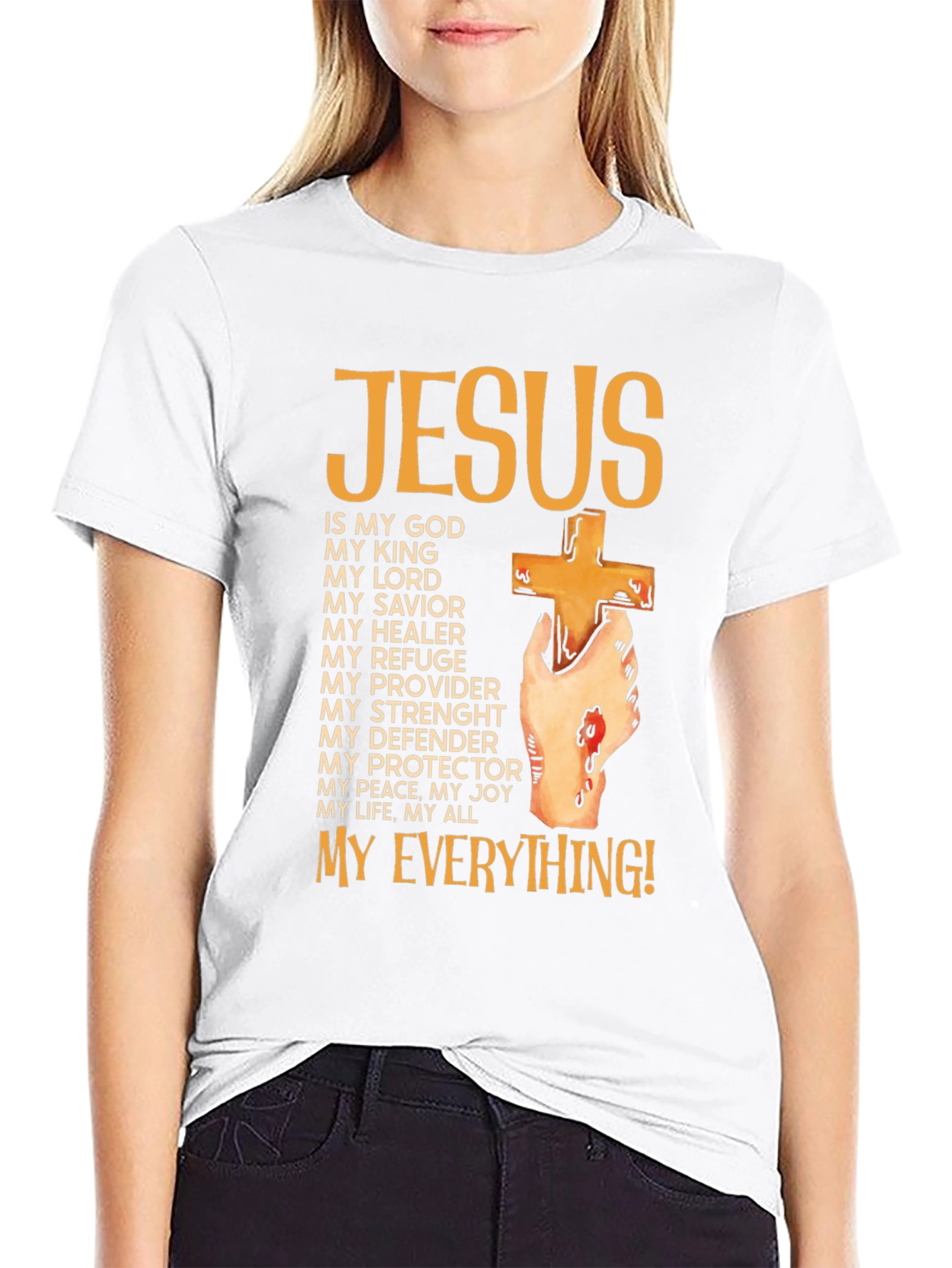 Jesus Is My Everything T-Shirt - Faith Based Apparel
