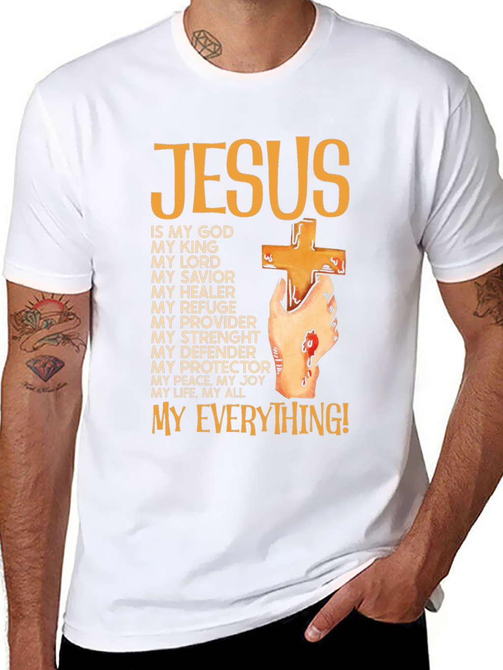 Jesus Is My Everything T-Shirt - Faith Based Apparel