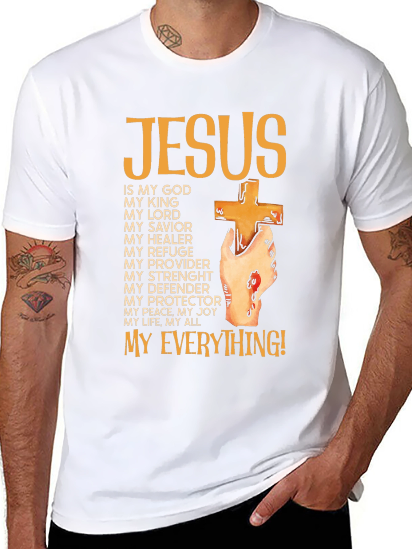 Jesus Is My Everything T-Shirt - Faith Based Apparel