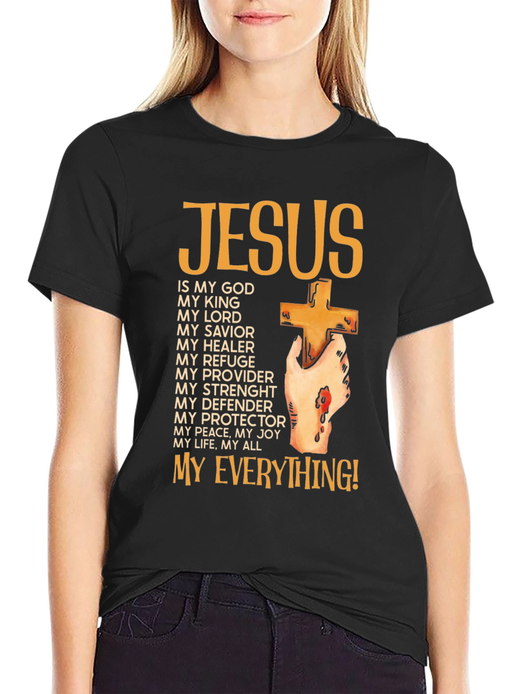 Jesus Is My Everything T-Shirt - Faith Based Apparel