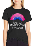 Innocent Bi-Stander LGBTQ+ Rainbow Graphic Tee