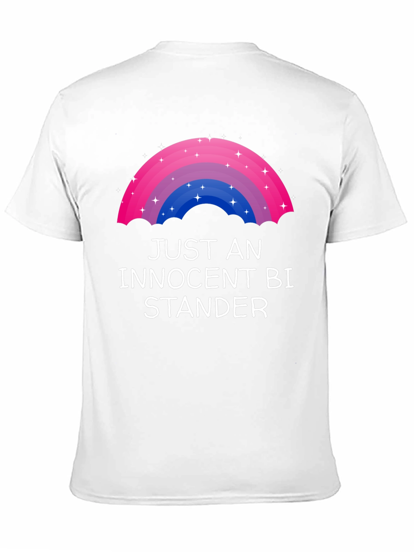 Innocent Bi-Stander LGBTQ+ Rainbow Graphic Tee