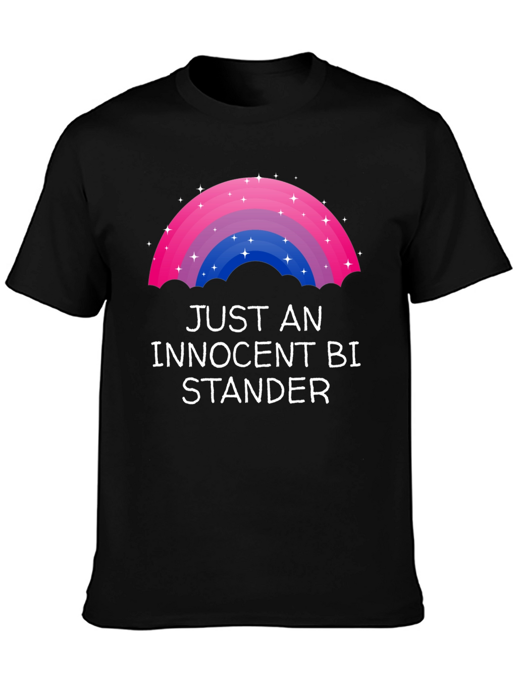 Innocent Bi-Stander LGBTQ+ Rainbow Graphic Tee