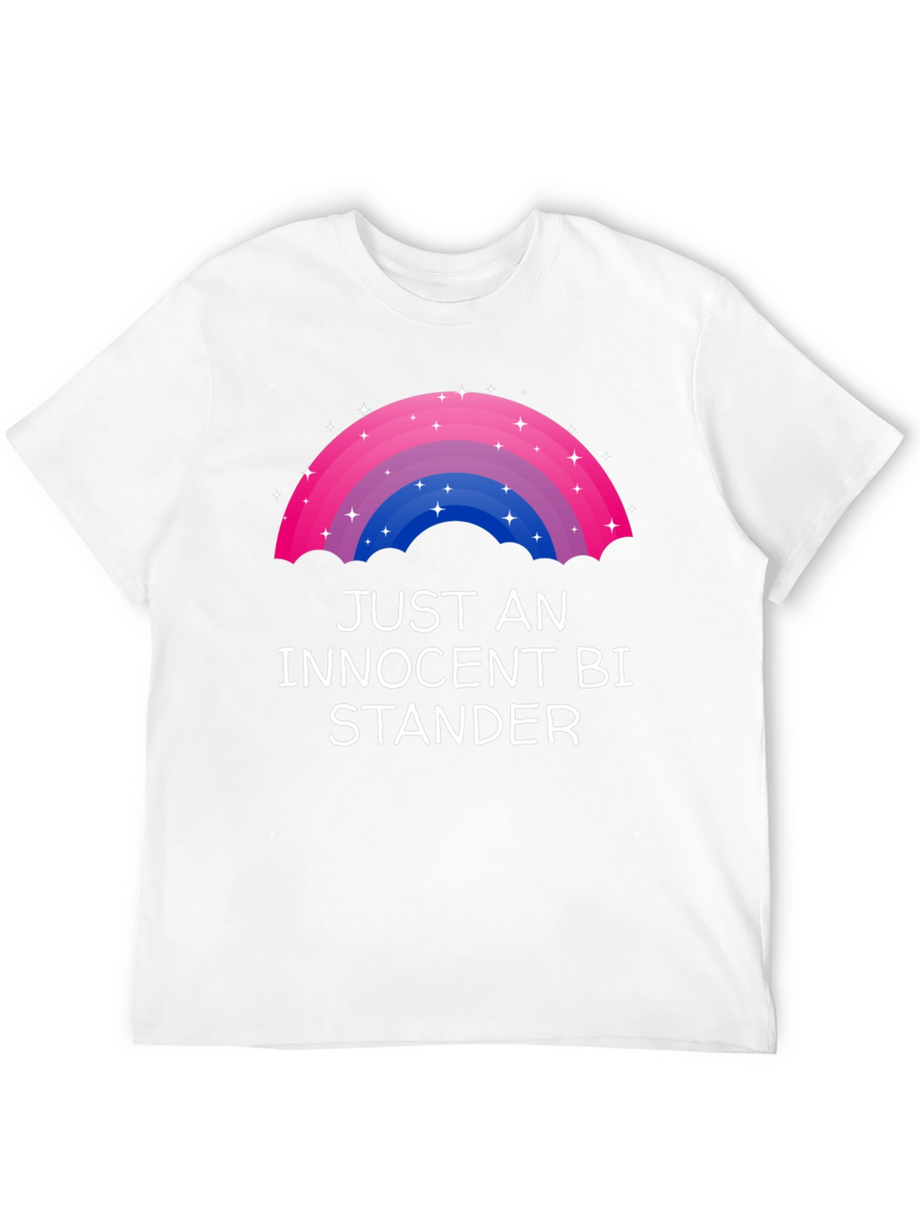 Innocent Bi-Stander LGBTQ+ Rainbow Graphic Tee