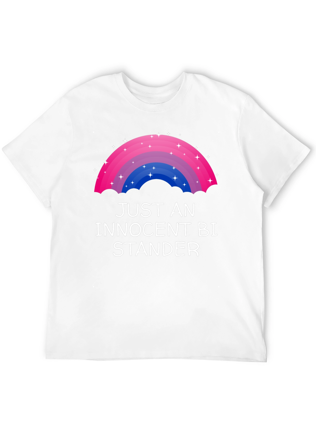 Innocent Bi-Stander LGBTQ+ Rainbow Graphic Tee