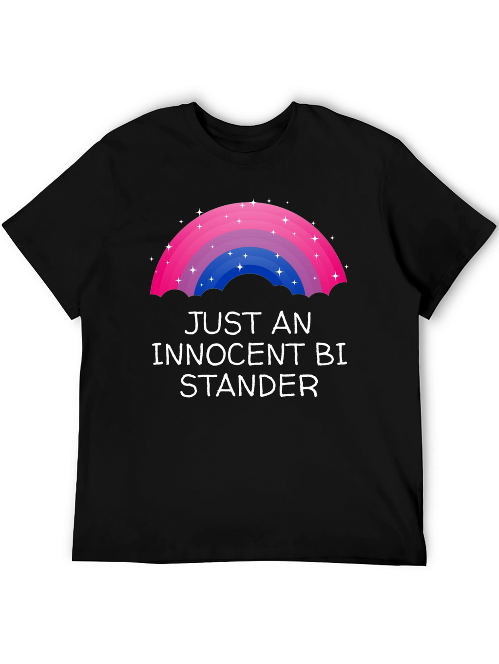 Innocent Bi-Stander LGBTQ+ Rainbow Graphic Tee