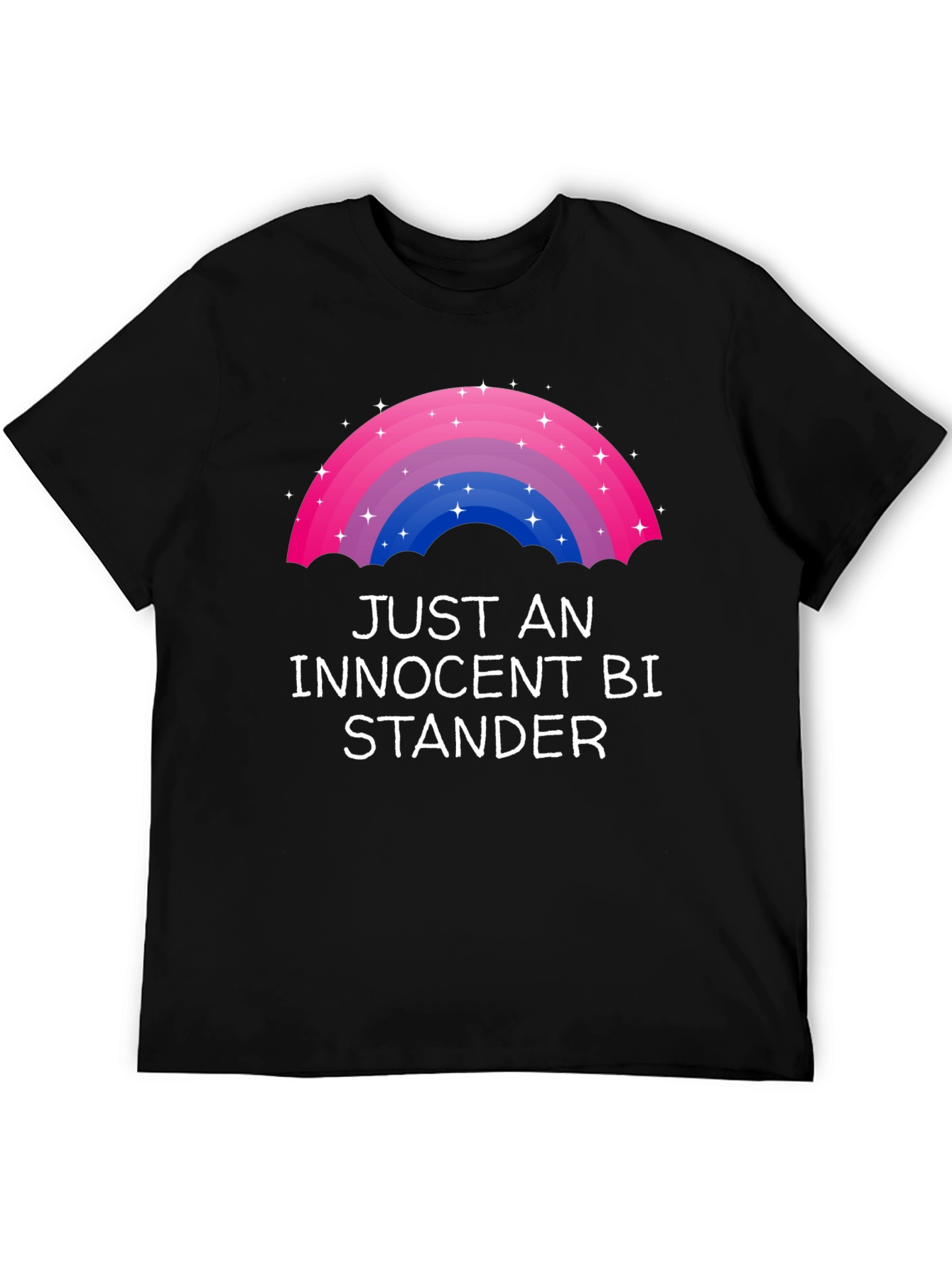 Innocent Bi-Stander LGBTQ+ Rainbow Graphic Tee