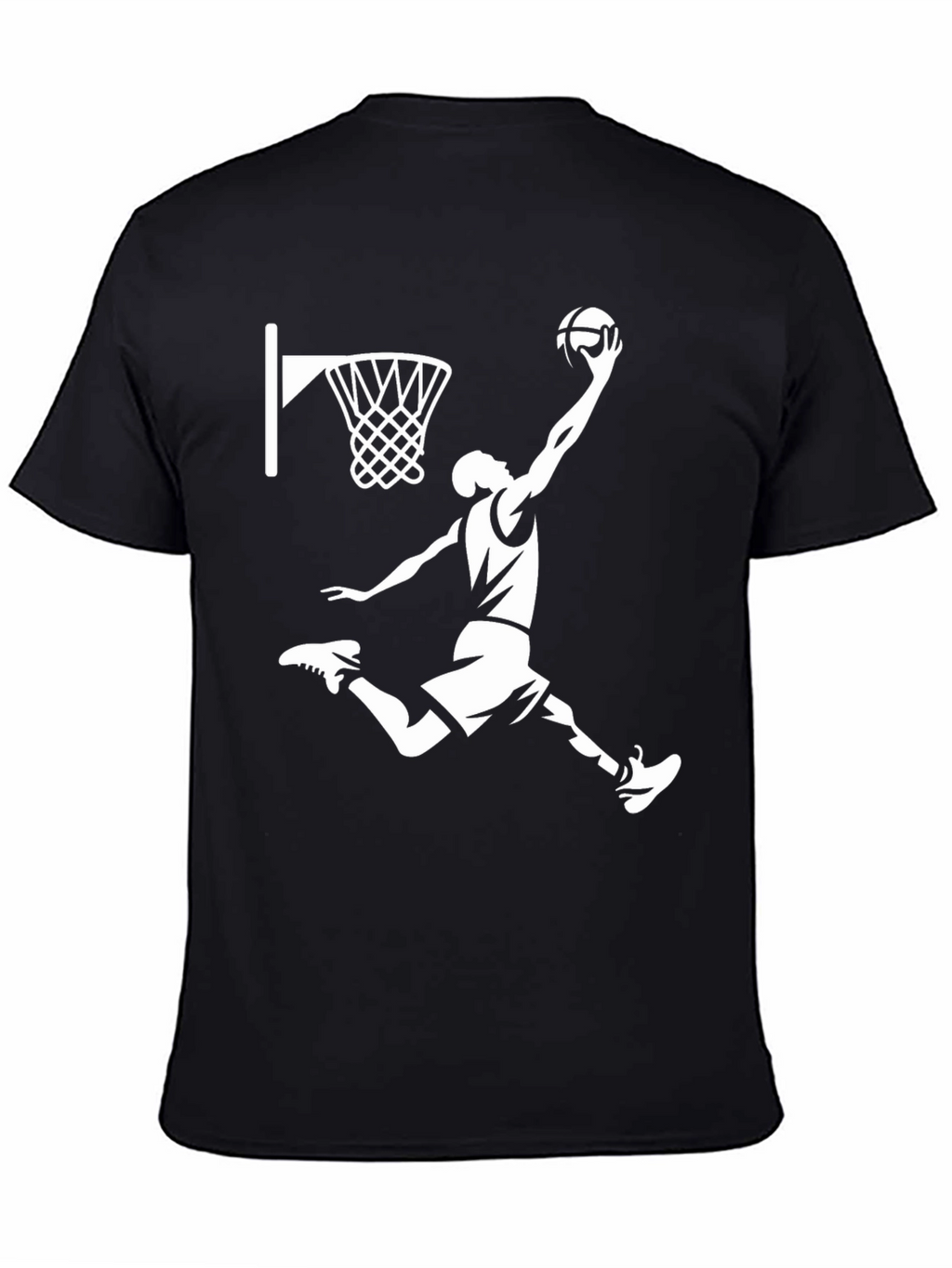 Basketball Player Graphic T-Shirt - Black
