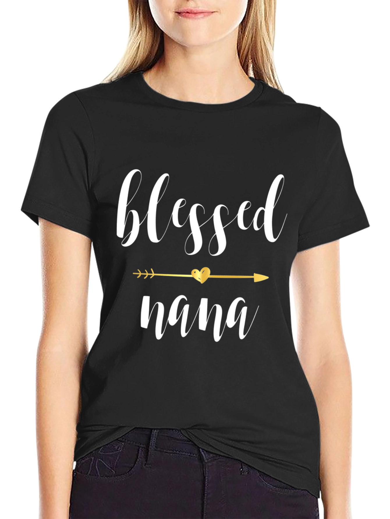 Blessed Nana Graphic Tee - Soft Cotton Comfort