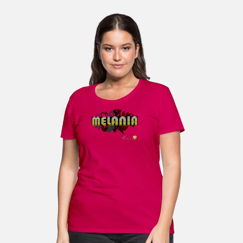 Melania yellow and white typography - black