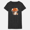 Metal Bucket of Fried Crispy Chicken