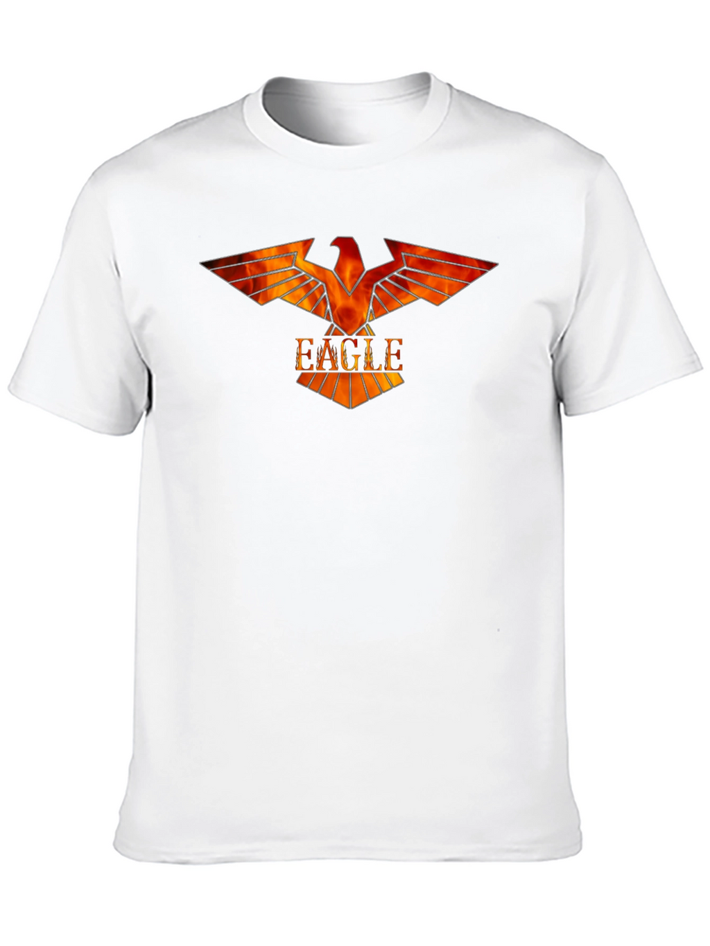 Fiery Eagle Graphic Tee - Bold Design