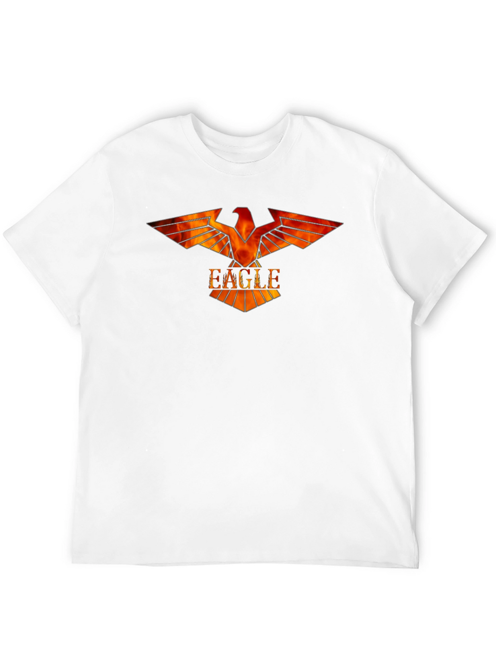 Fiery Eagle Graphic Tee - Bold Design