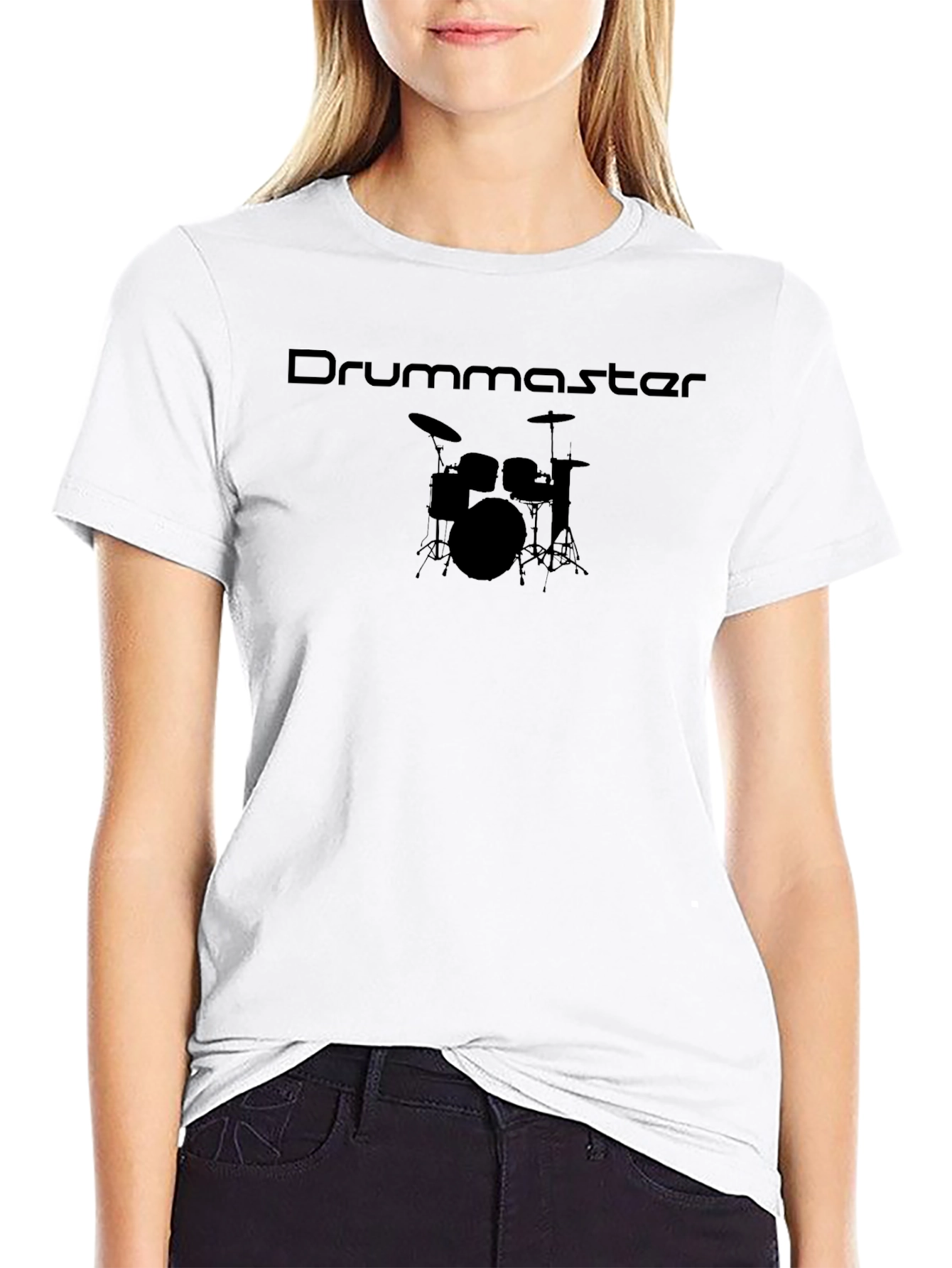Drummaster Black T-Shirt - Musician Apparel