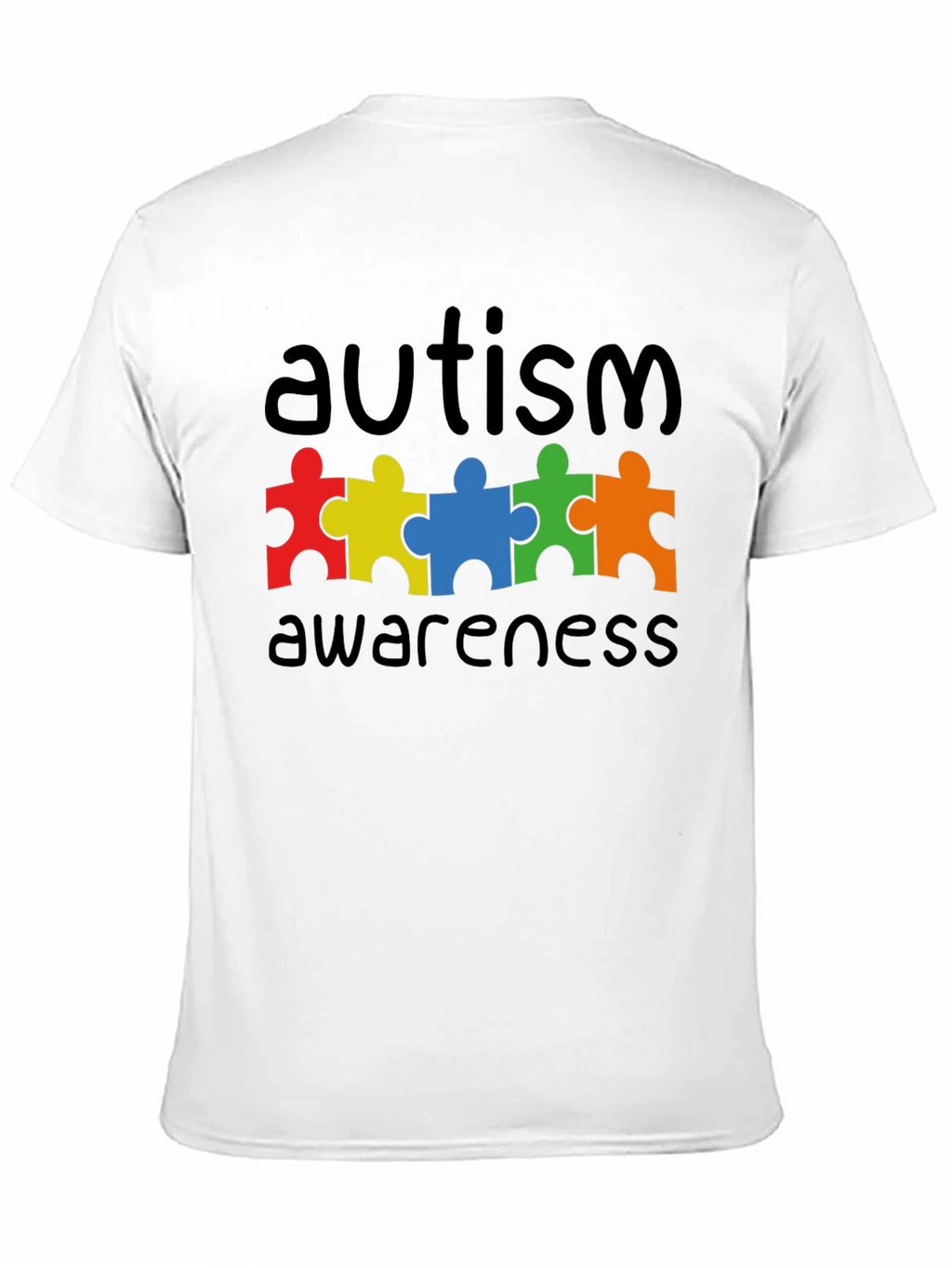 Autism Awareness Puzzle Piece Graphic T-Shirt