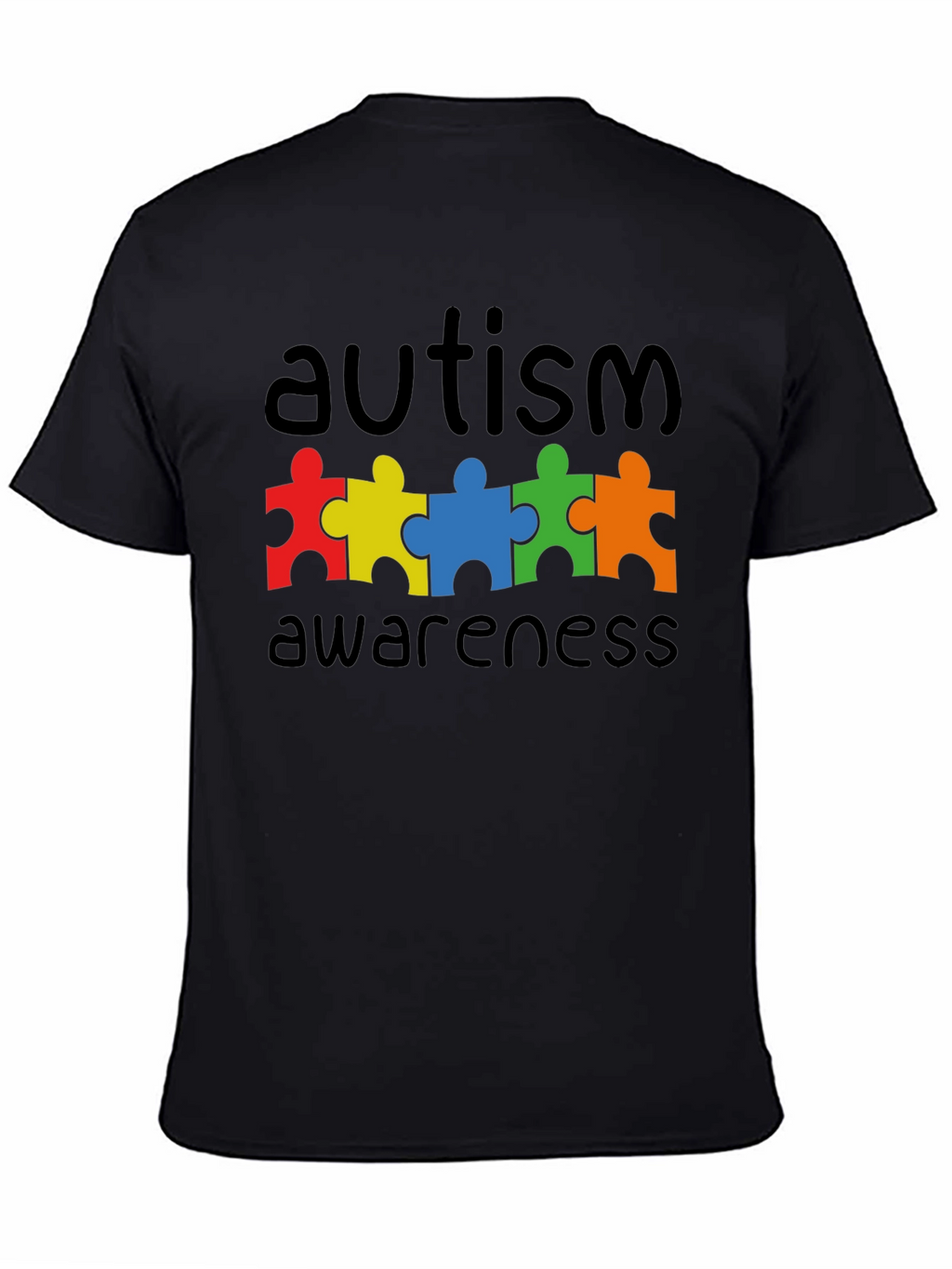 Autism Awareness Puzzle Piece Graphic T-Shirt