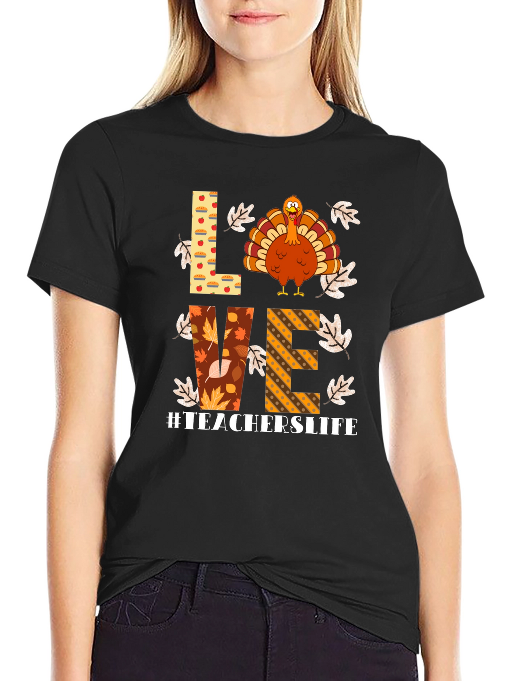 Thanksgiving Teacher Love Graphic Tee