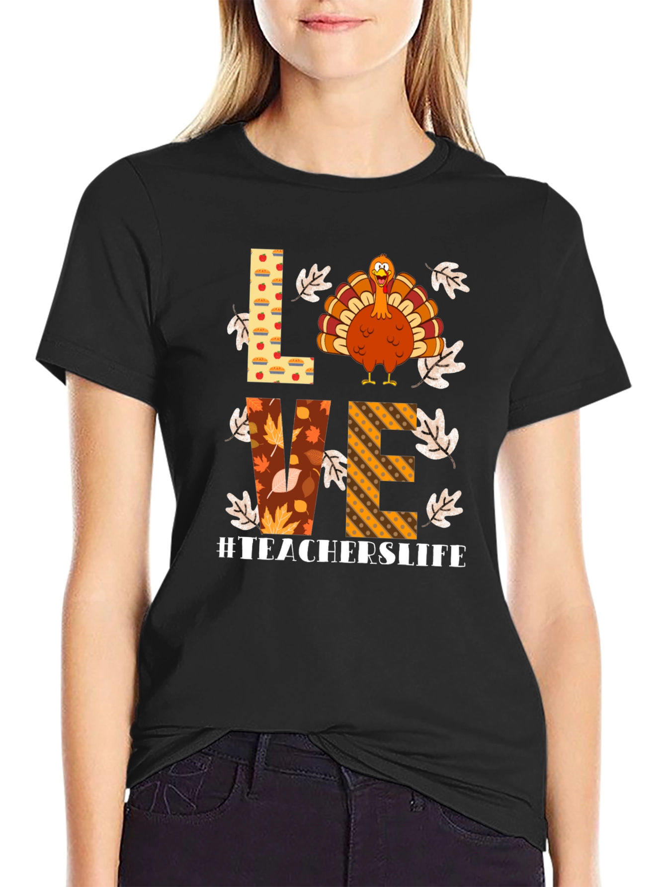 Thanksgiving Teacher Love Graphic Tee