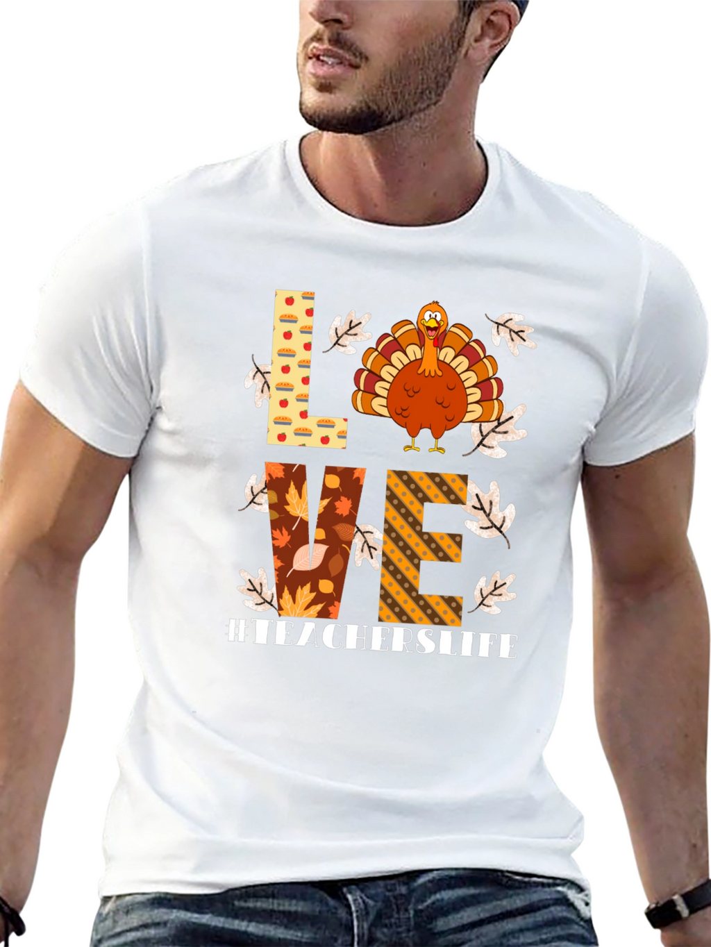 Thanksgiving Teacher Love Graphic Tee