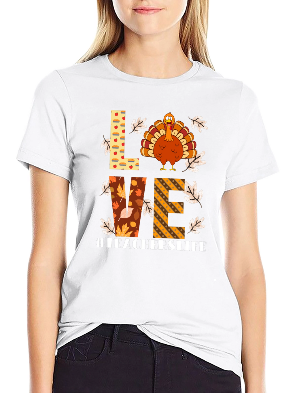 Thanksgiving Teacher Love Graphic Tee