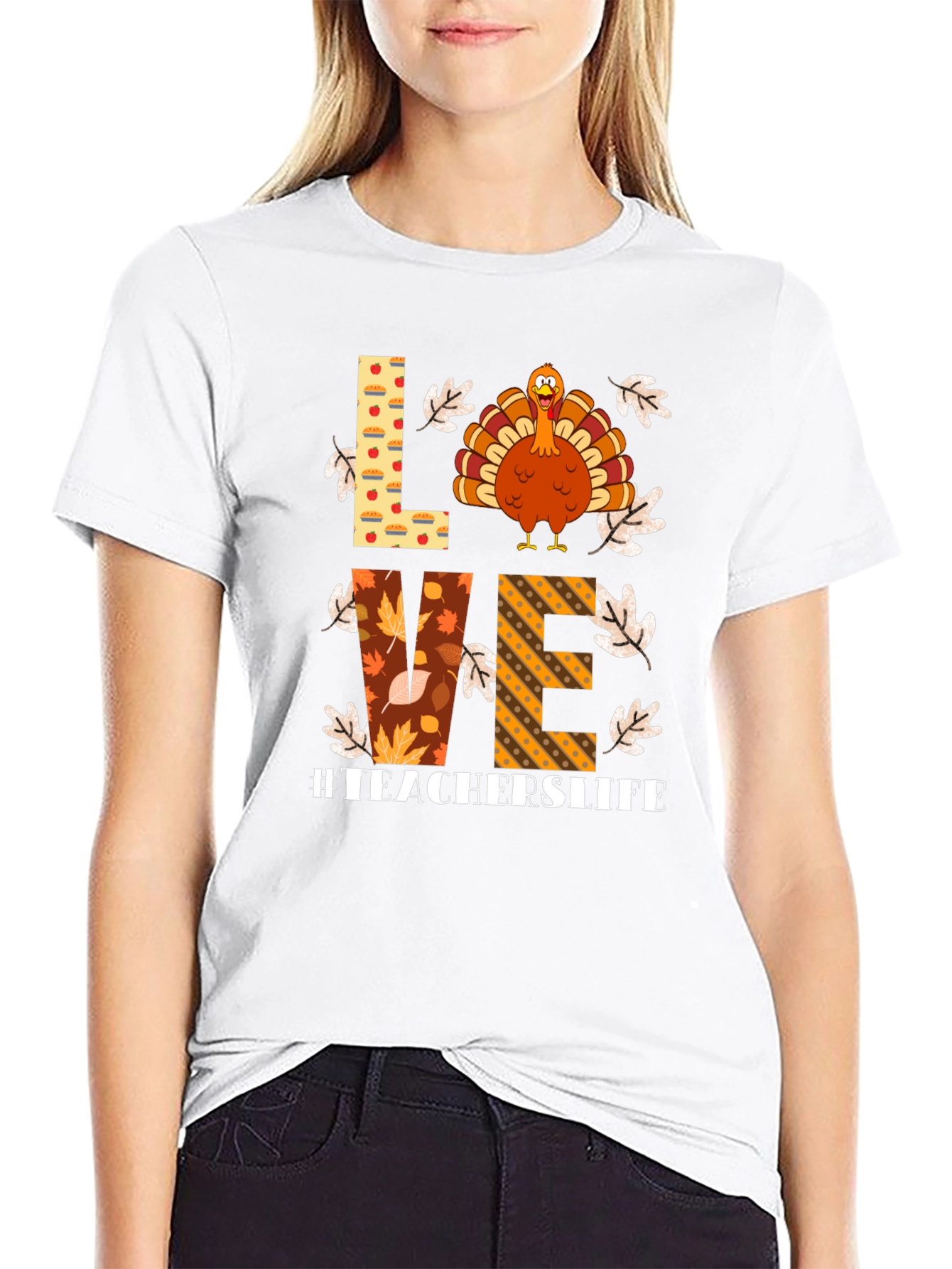 Thanksgiving Teacher Love Graphic Tee