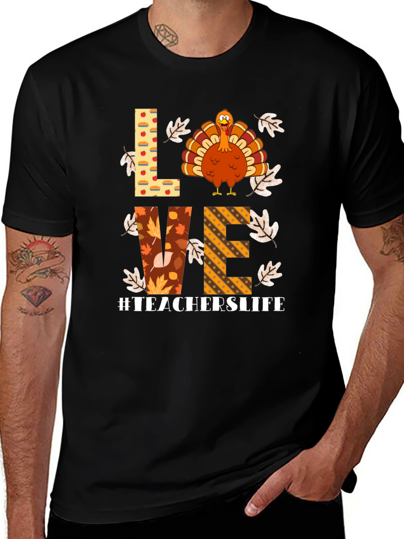 Thanksgiving Teacher Love Graphic Tee