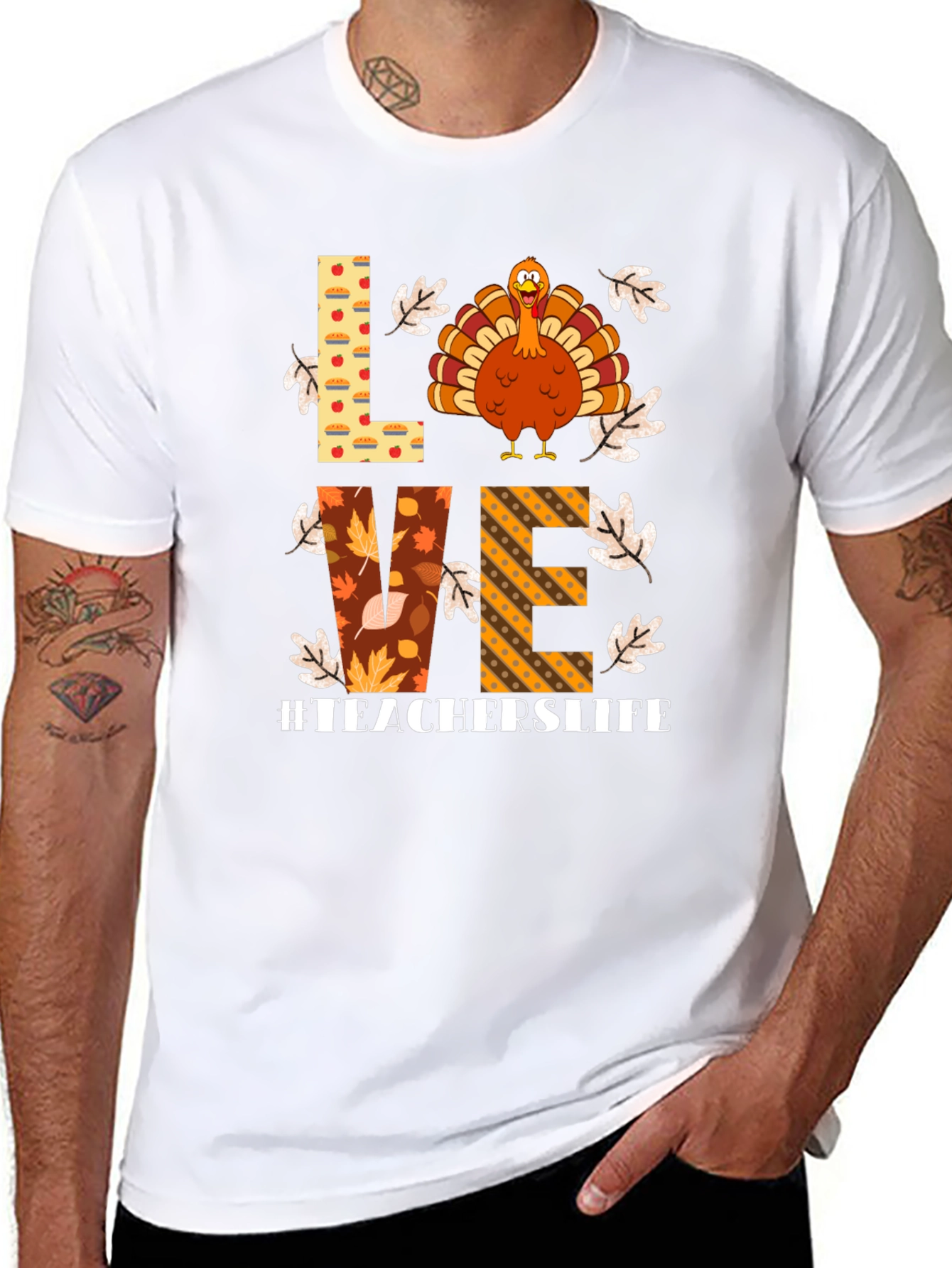 Thanksgiving Teacher Love Graphic Tee