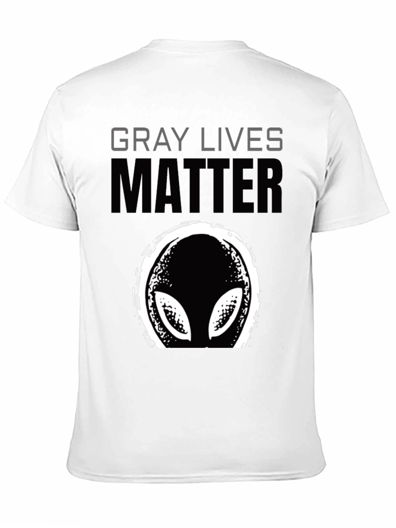 Gray Lives Matter Alien Graphic Tee
