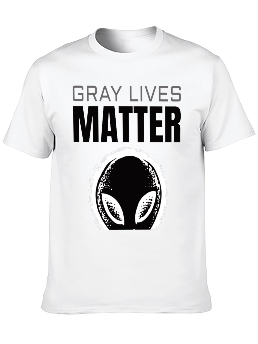 Gray Lives Matter Alien Graphic Tee