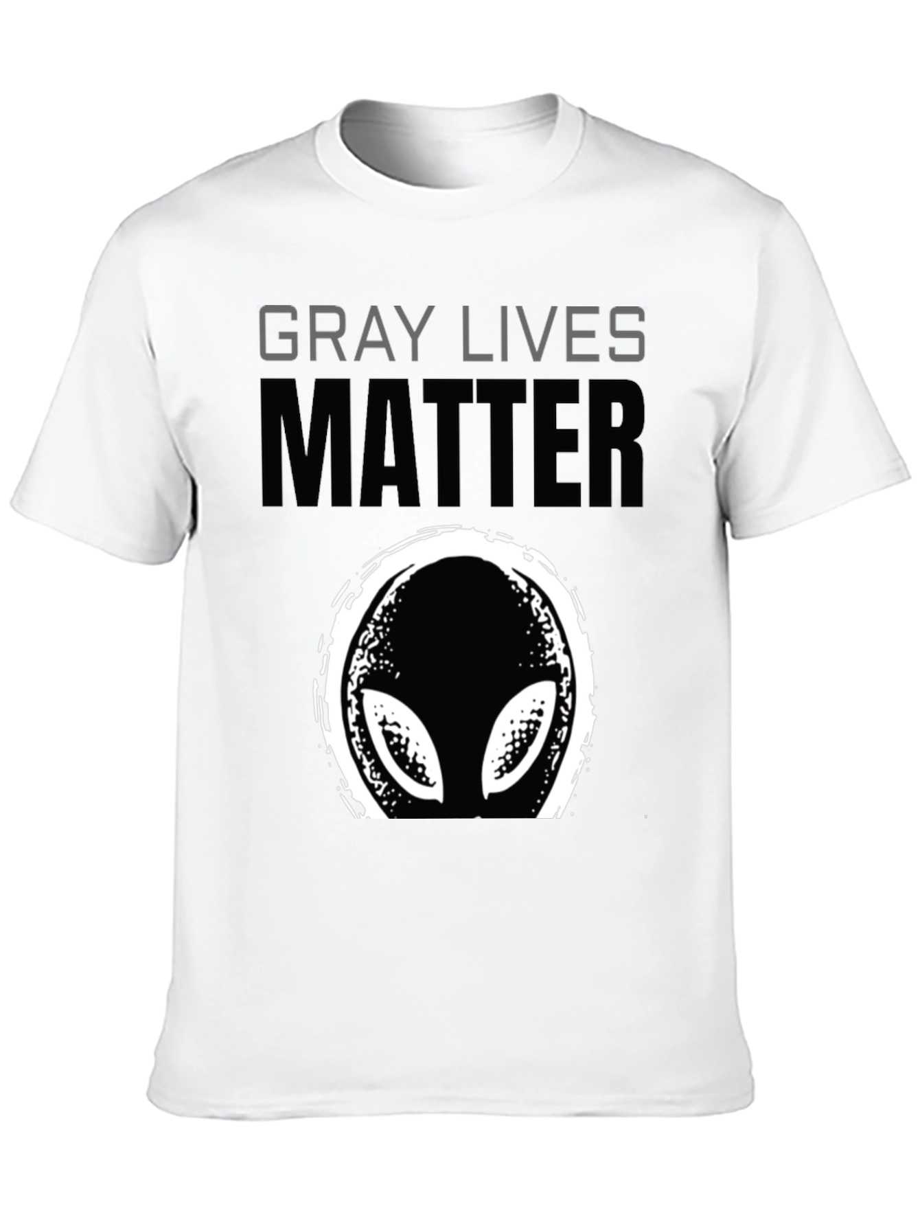 Gray Lives Matter Alien Graphic Tee