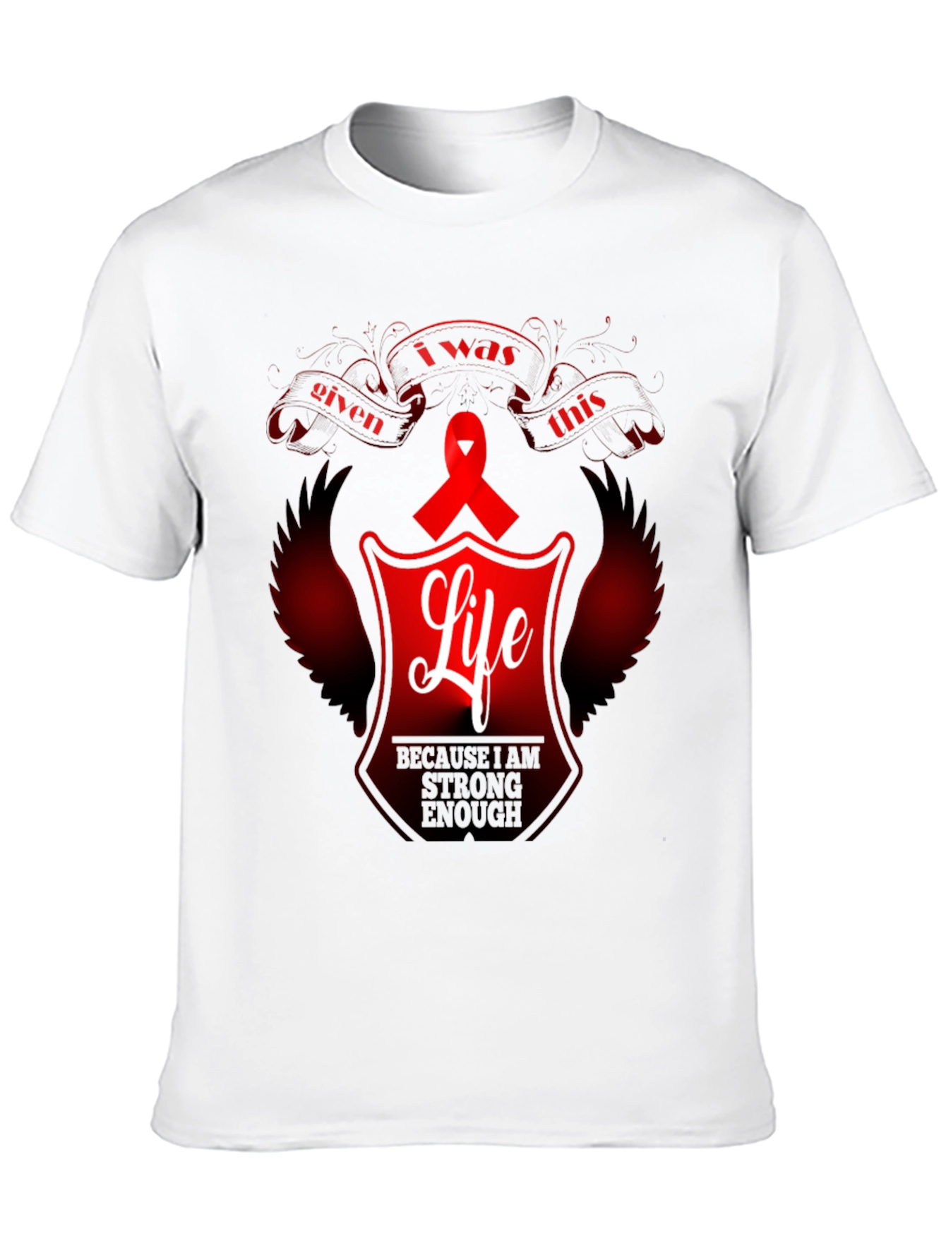 Awareness Ribbon Life Graphic Tee