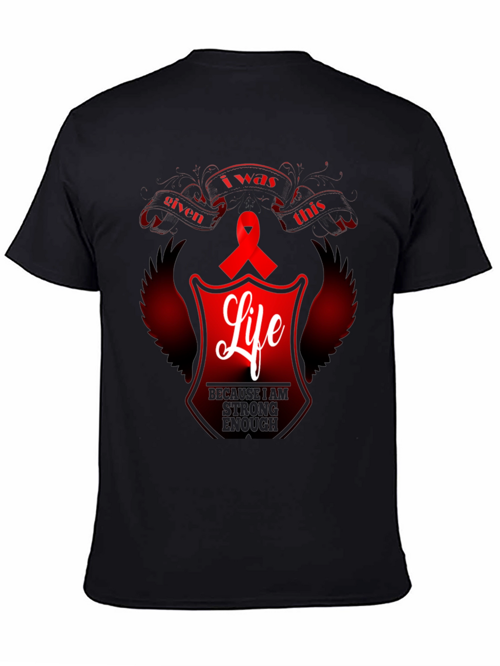Awareness Ribbon Life Graphic Tee