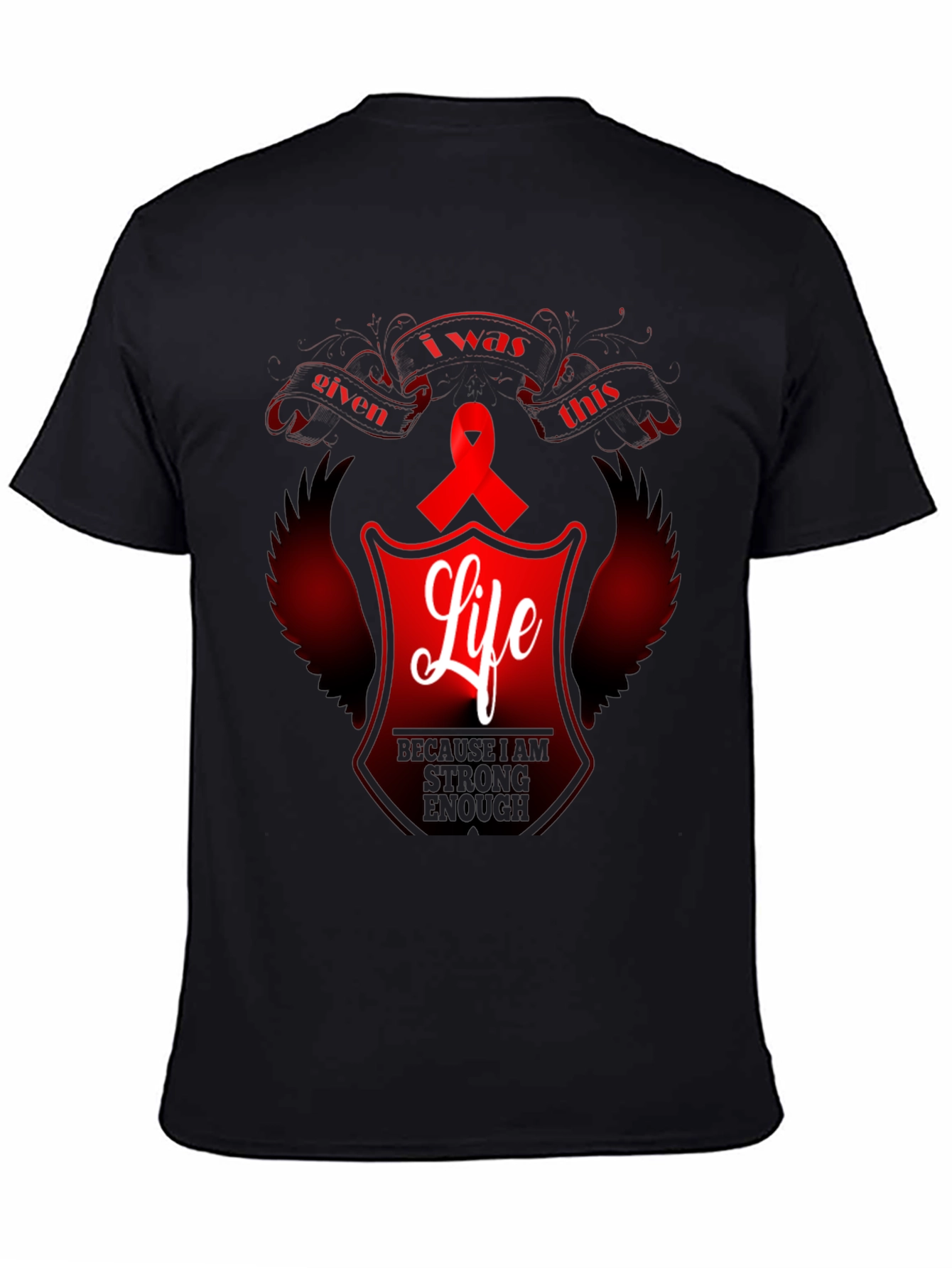 Awareness Ribbon Life Graphic Tee