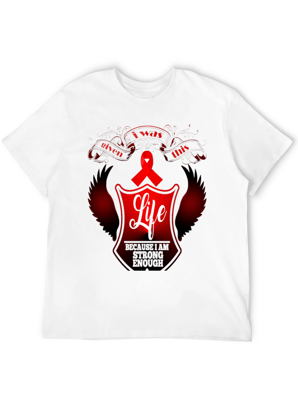 Awareness Ribbon Life Graphic Tee