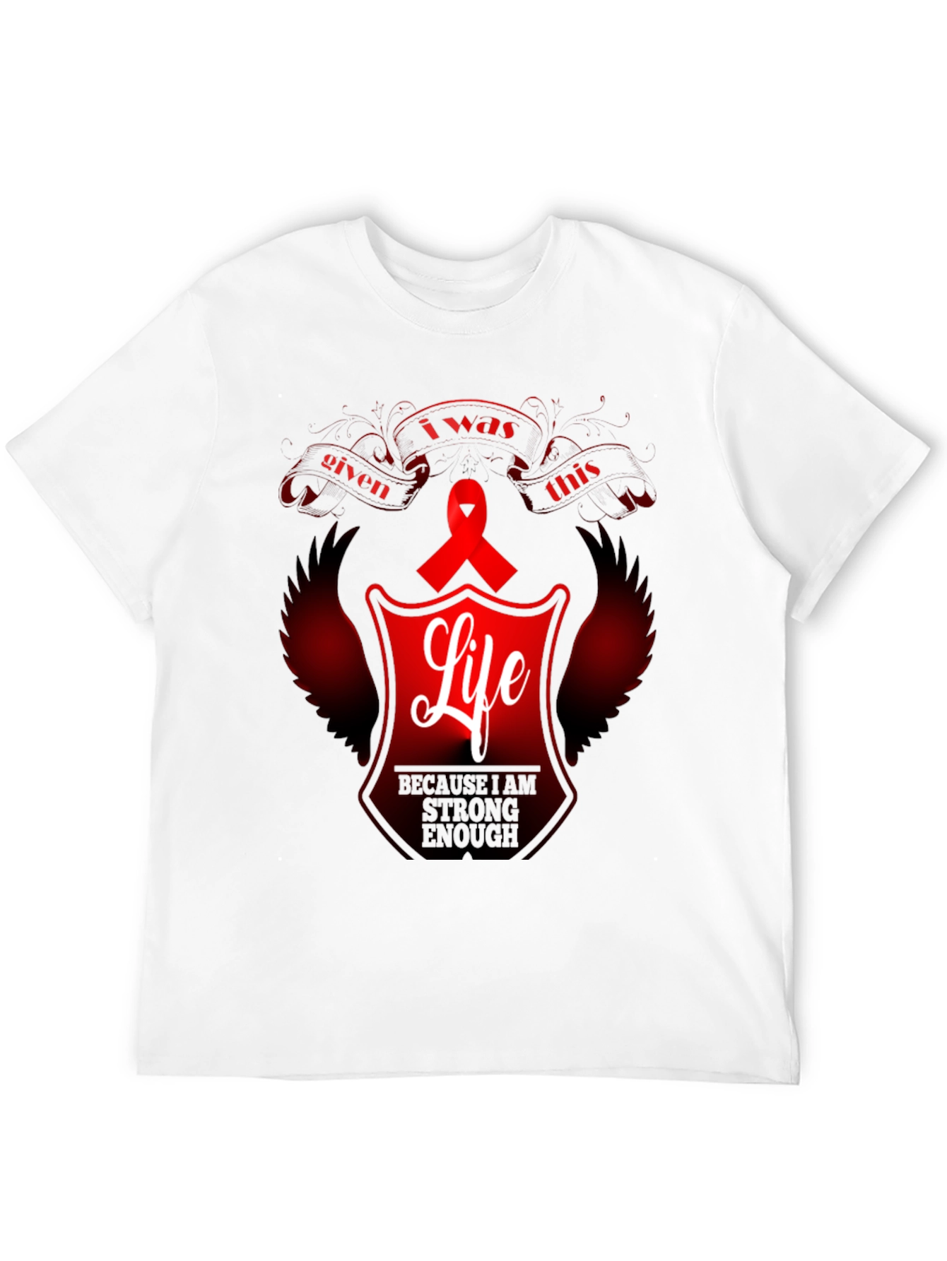 Awareness Ribbon Life Graphic Tee