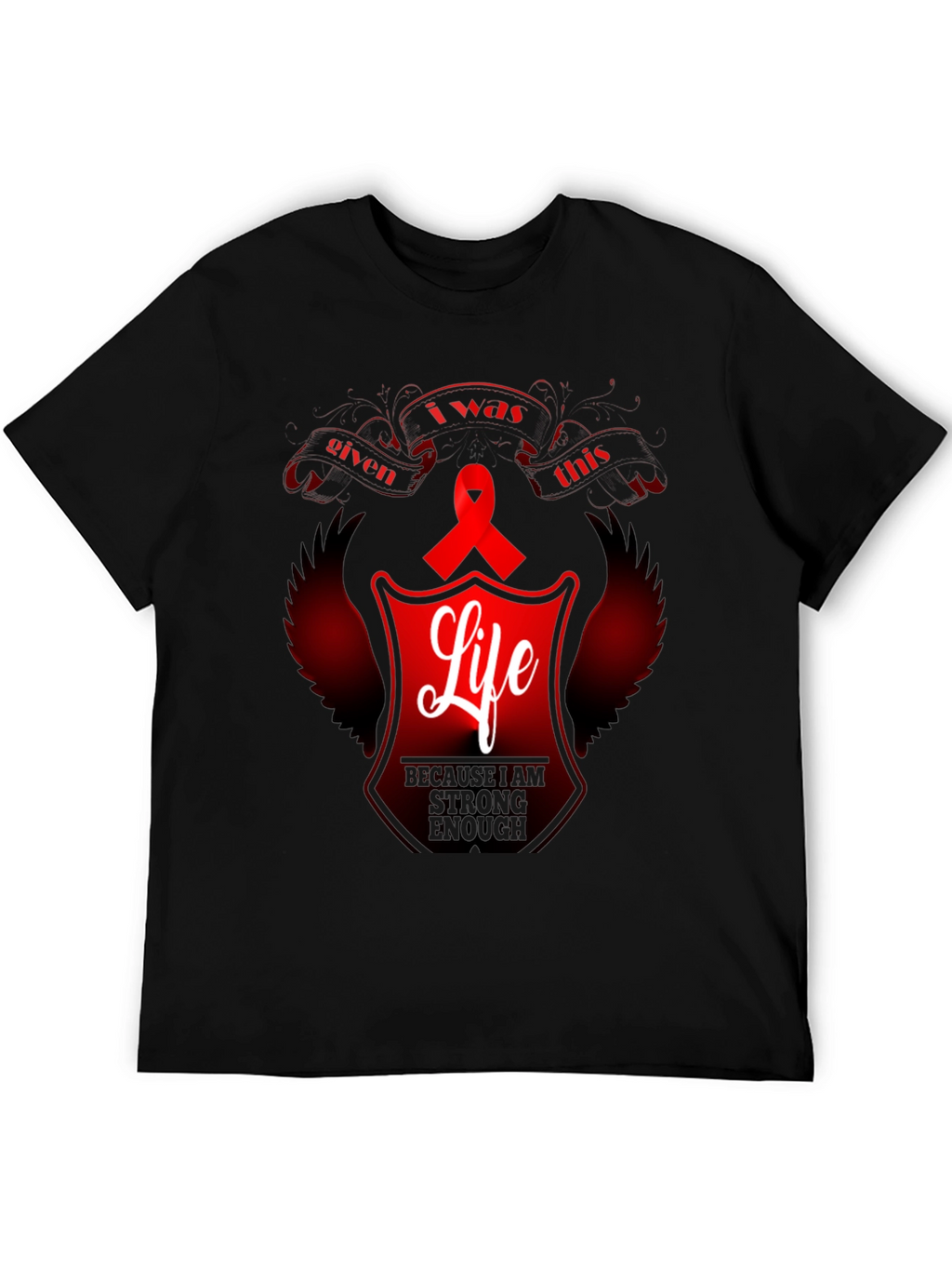 Awareness Ribbon Life Graphic Tee