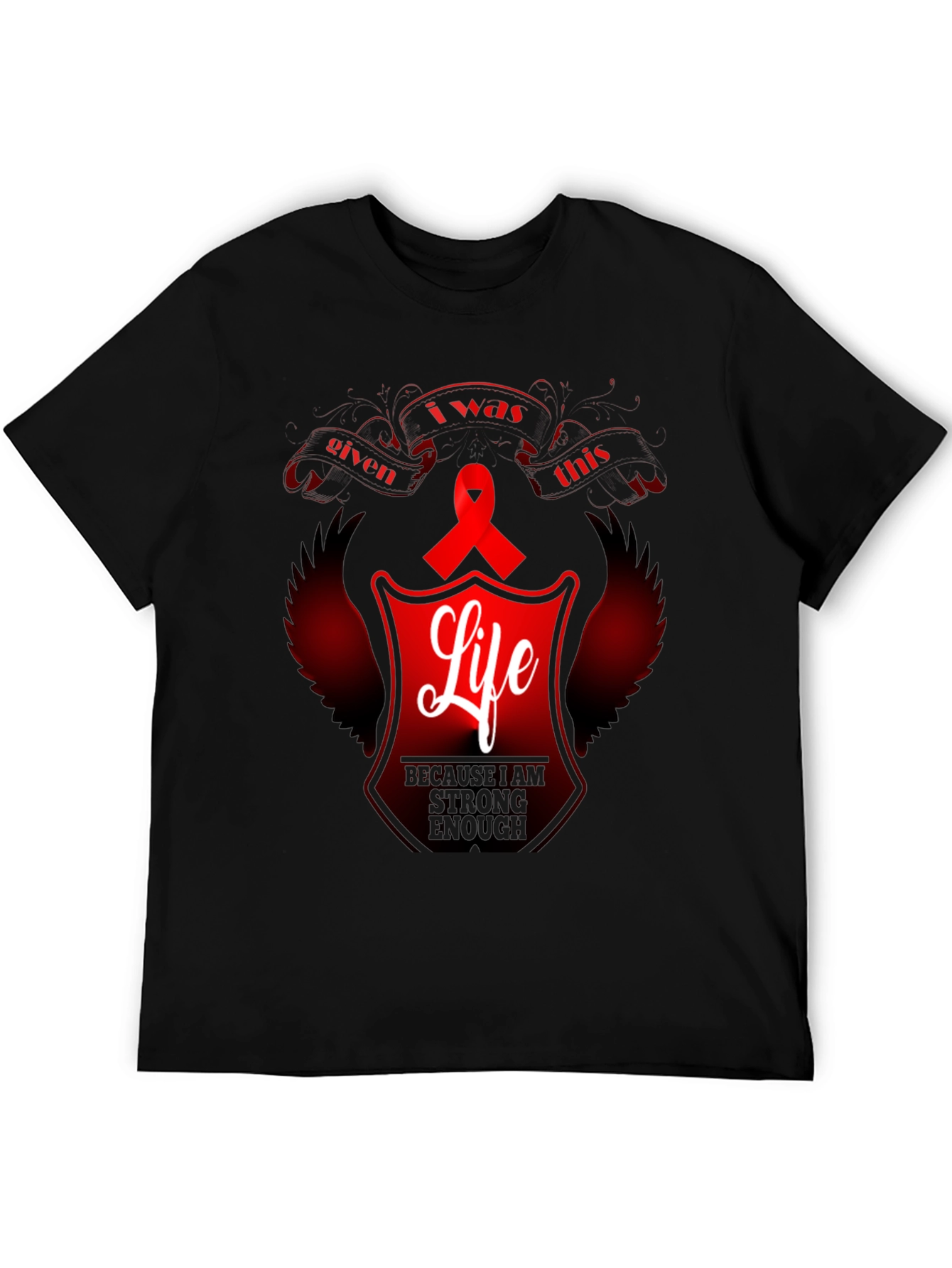 Awareness Ribbon Life Graphic Tee