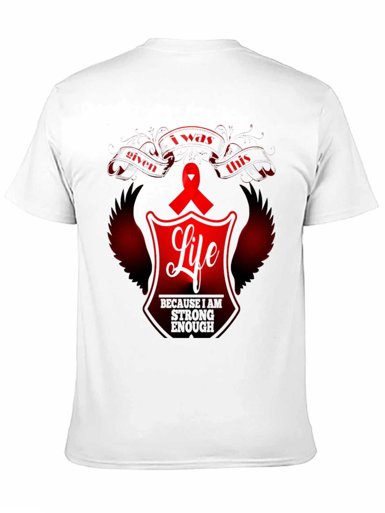 Awareness Ribbon Life Graphic Tee
