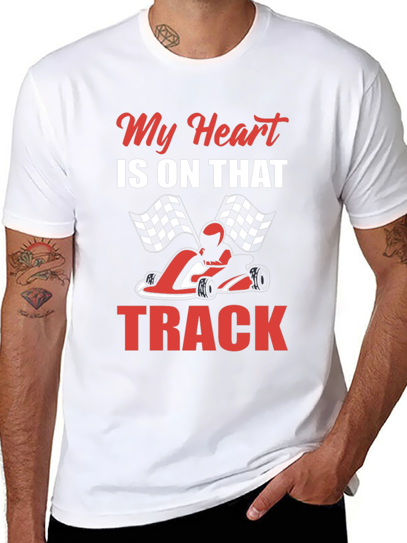 My Heart is on that Track Tee