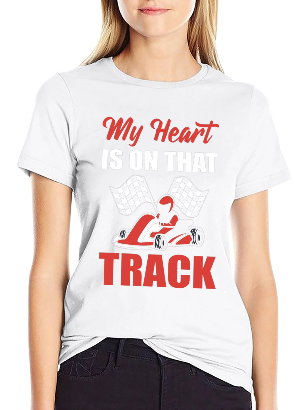 My Heart is on that Track Tee