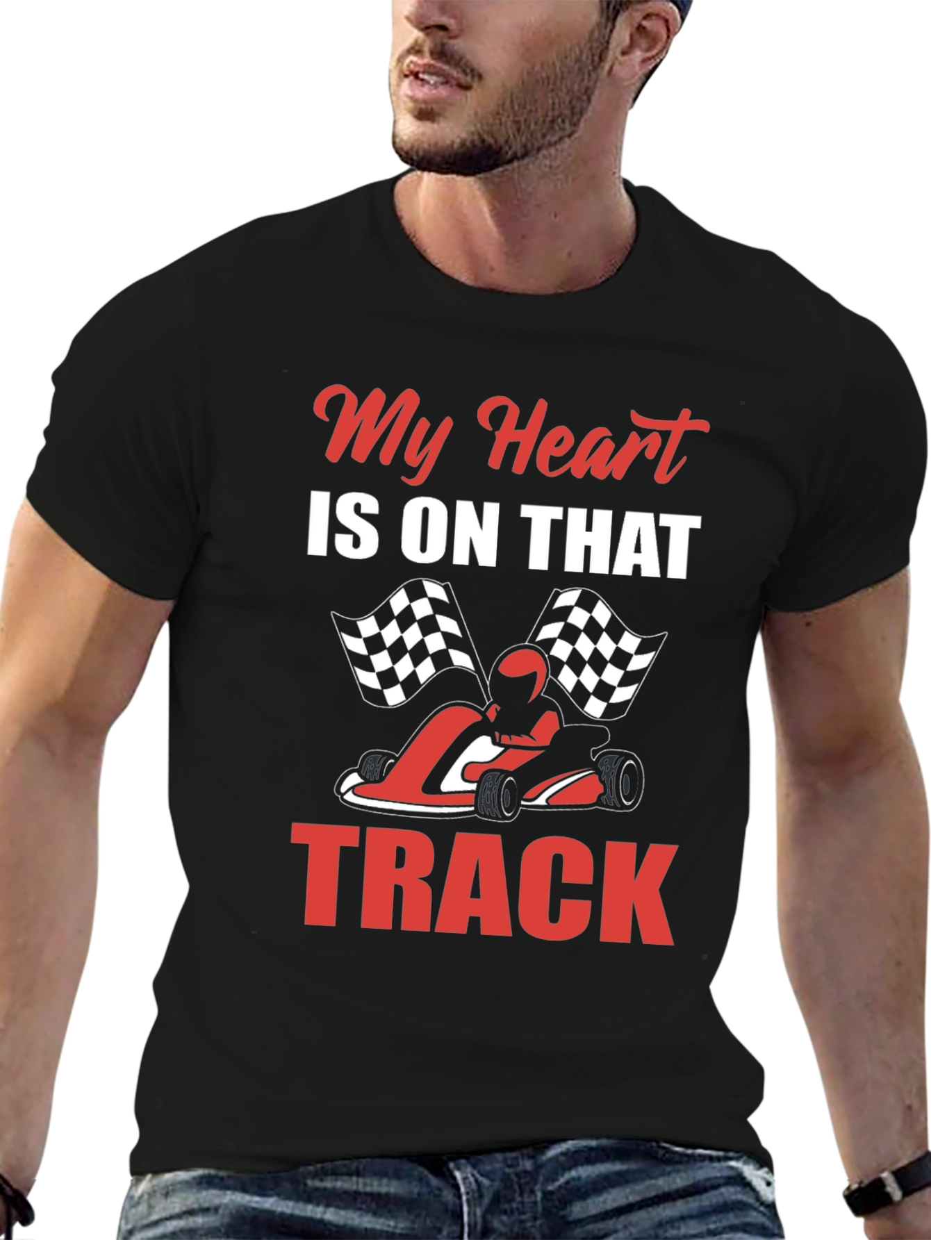 My Heart is on that Track Tee
