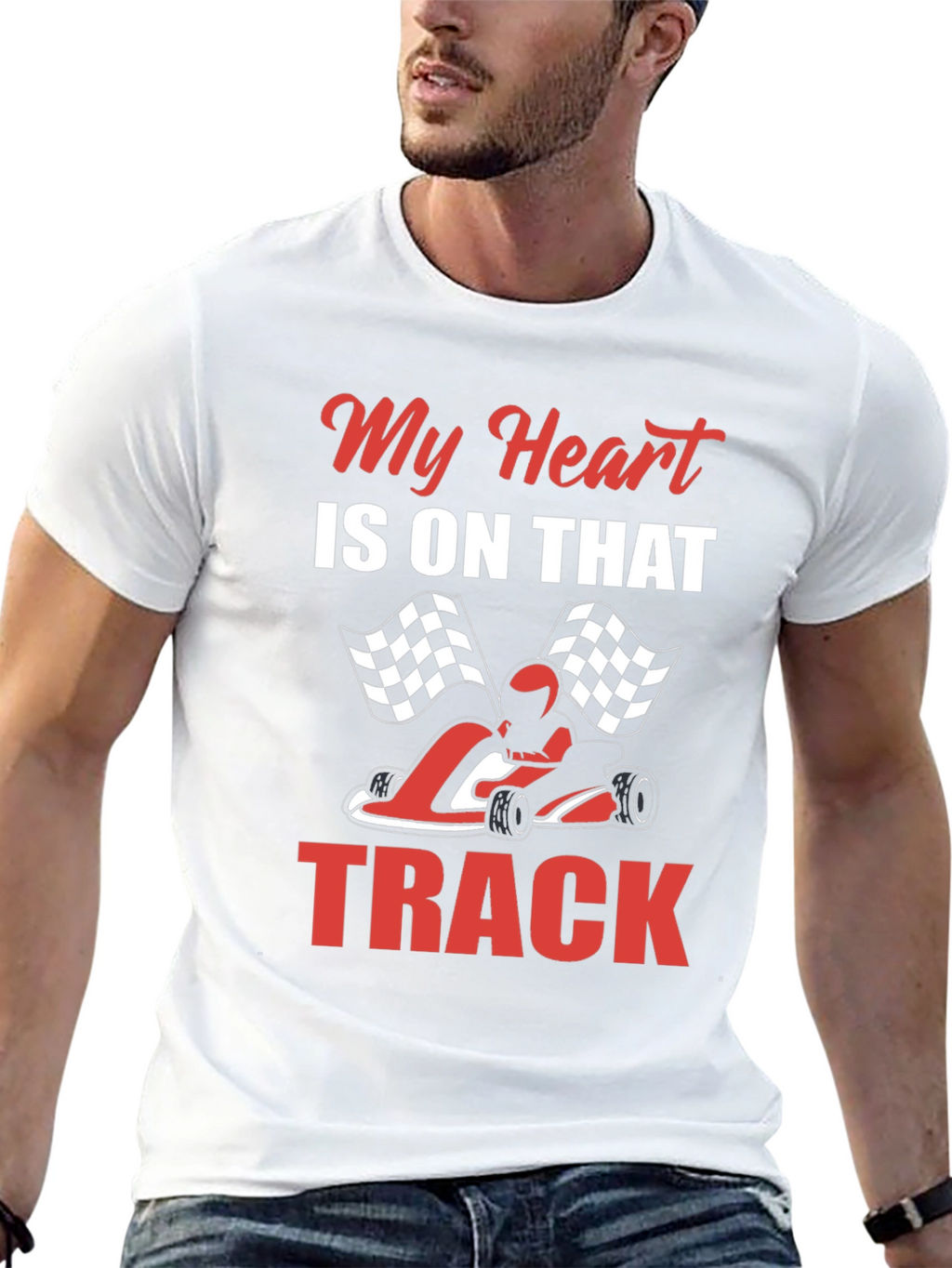 My Heart is on that Track Tee