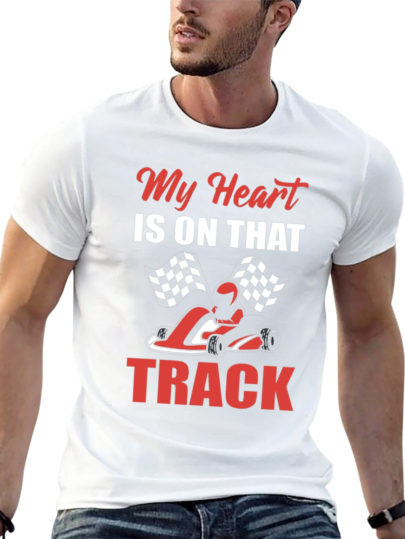 My Heart is on that Track Tee