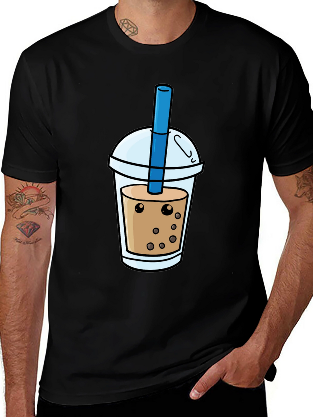 Boba Tea Graphic Tee - Casual Style