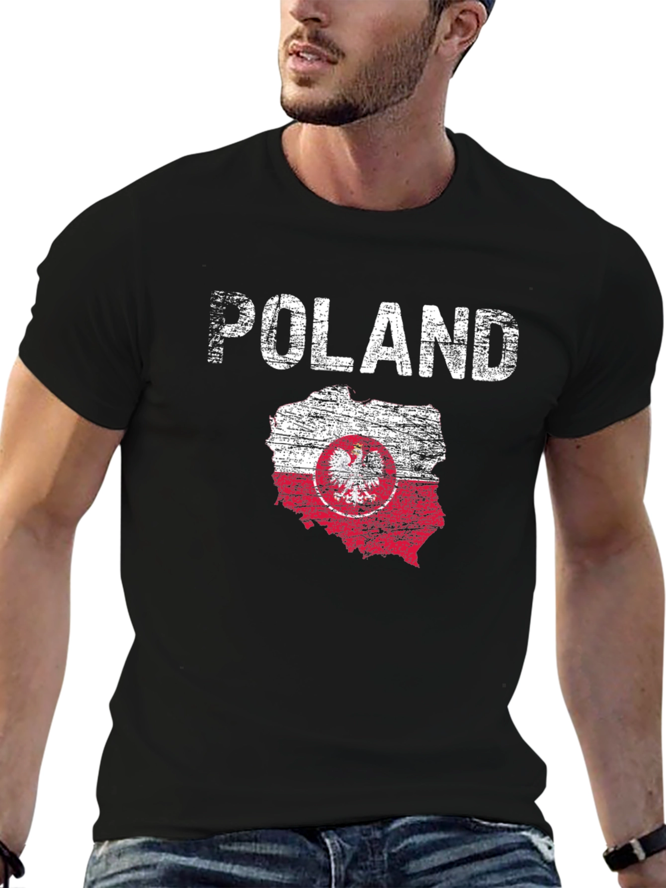 Poland Flag Graphic T-Shirt