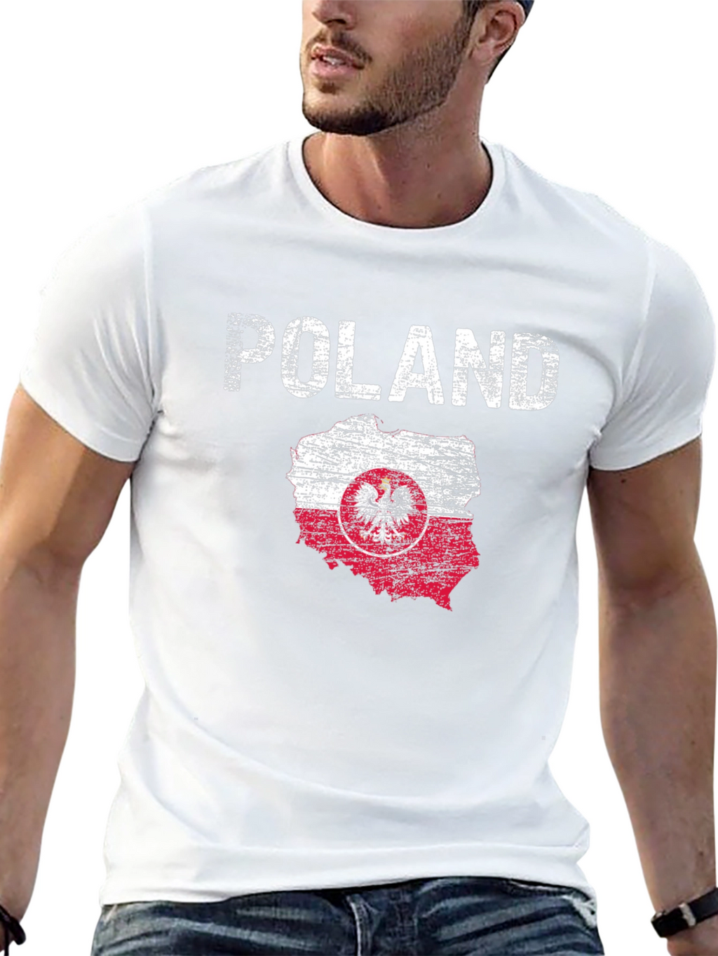 Poland Flag Graphic T-Shirt