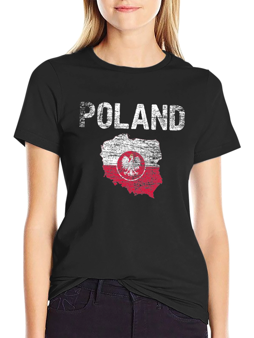 Poland Flag Graphic T-Shirt