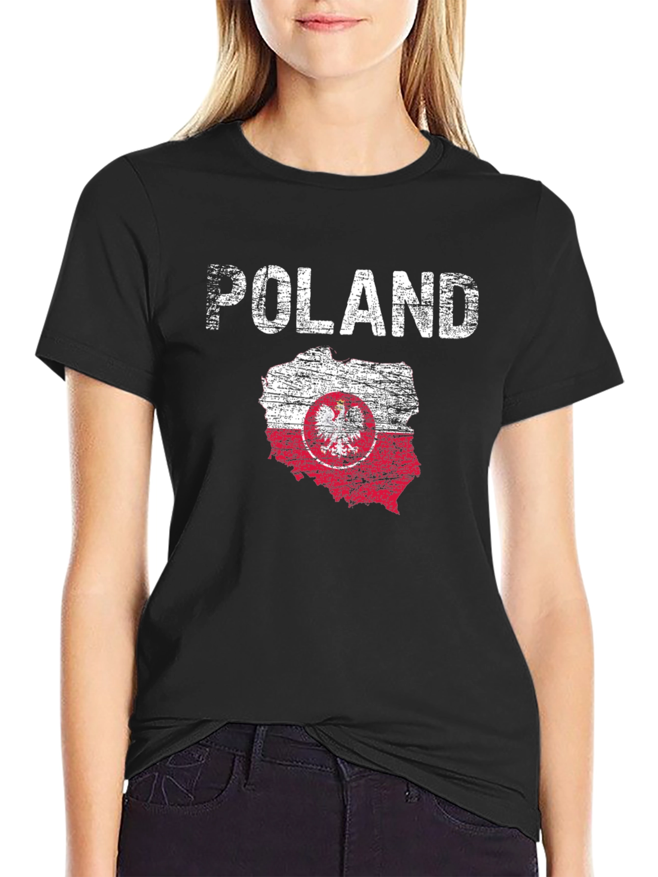Poland Flag Graphic T-Shirt
