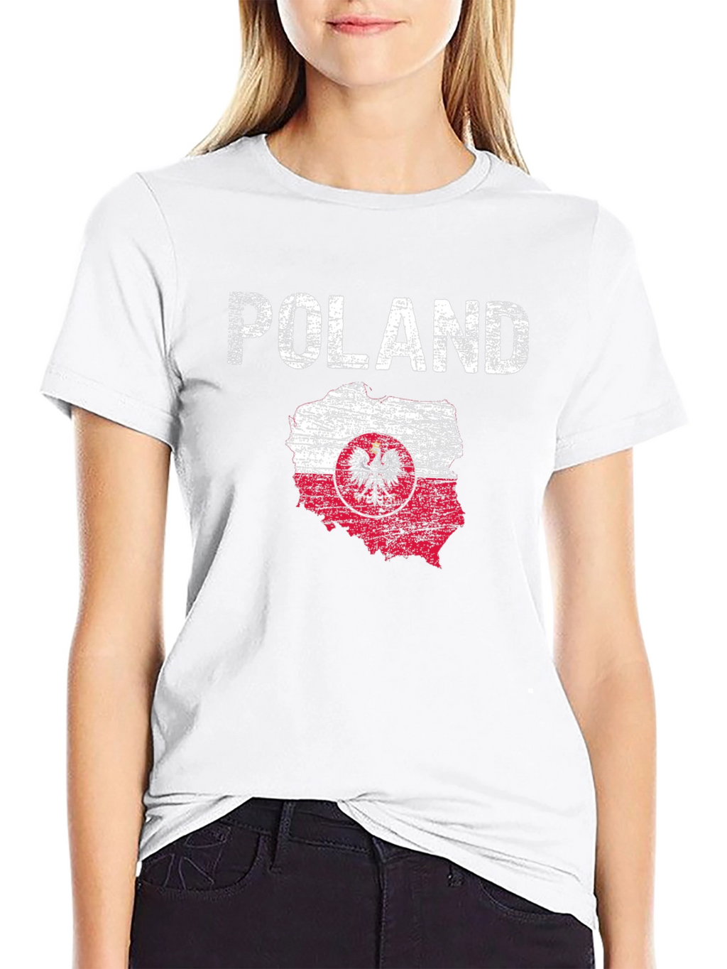 Poland Flag Graphic T-Shirt