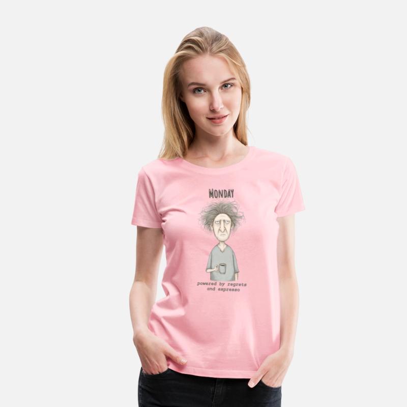 Monday Mood – Regrets and Espresso Funny Shirt